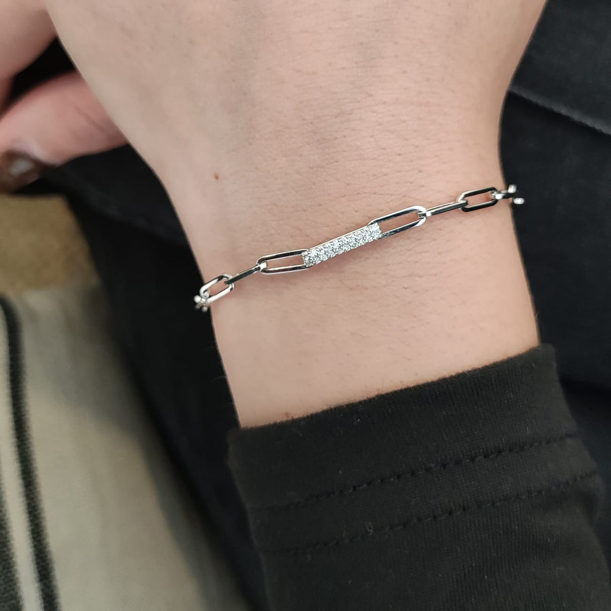 Pulsera Paperclip