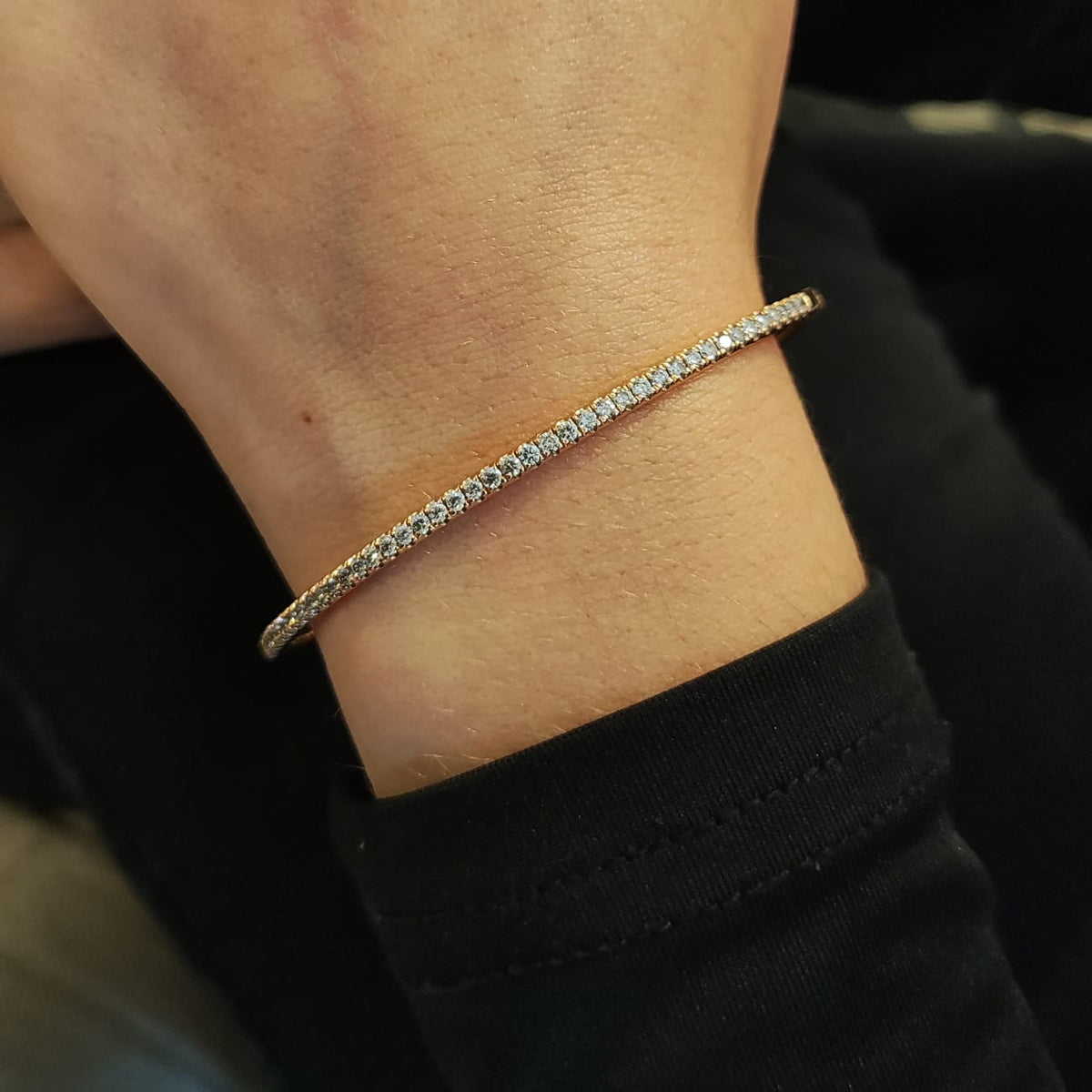 Esclava Oro Rosado 18K