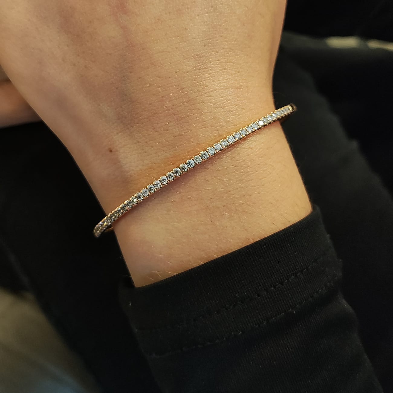 Esclava Oro Rosado 18K
