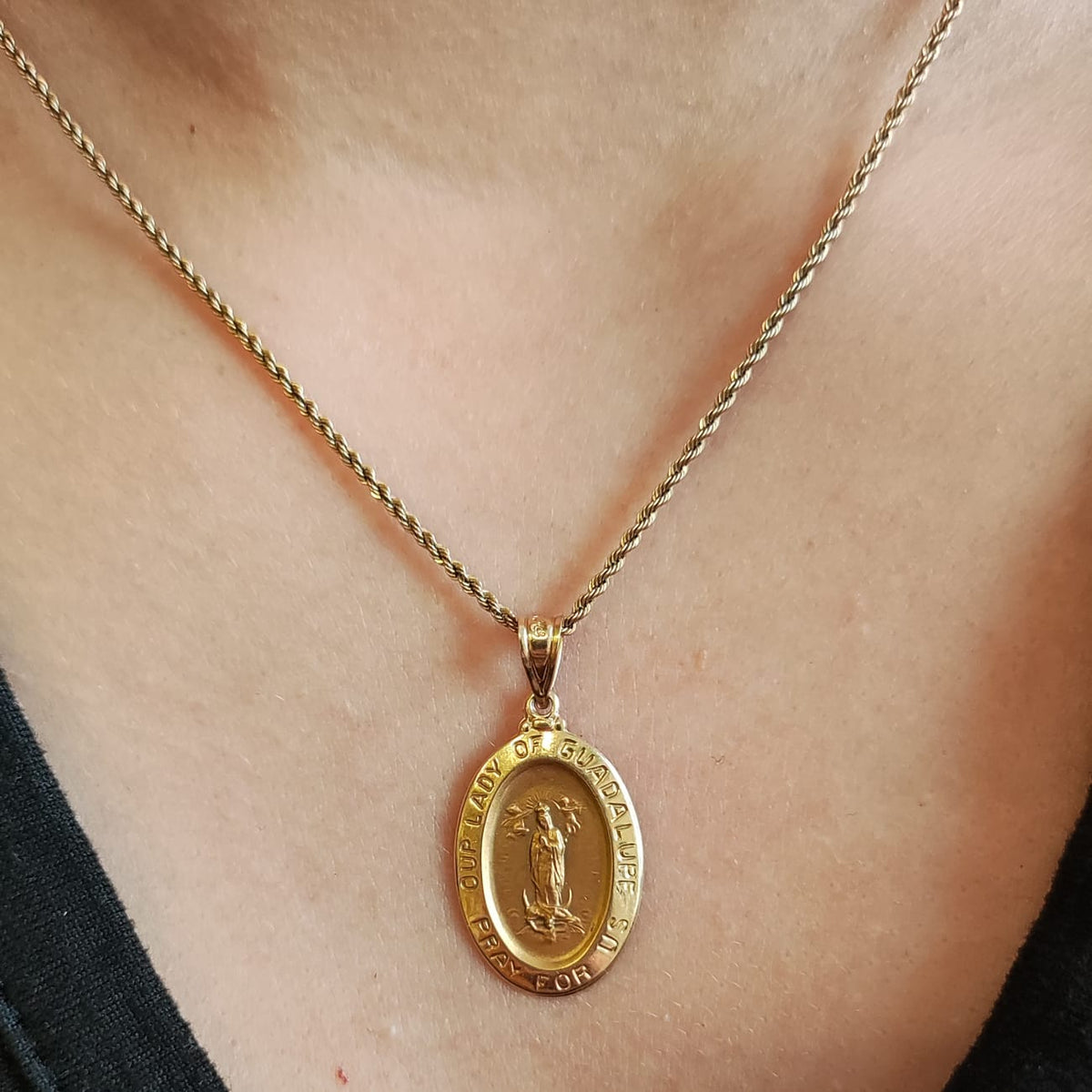 Medalla Virgen De Guadalupe