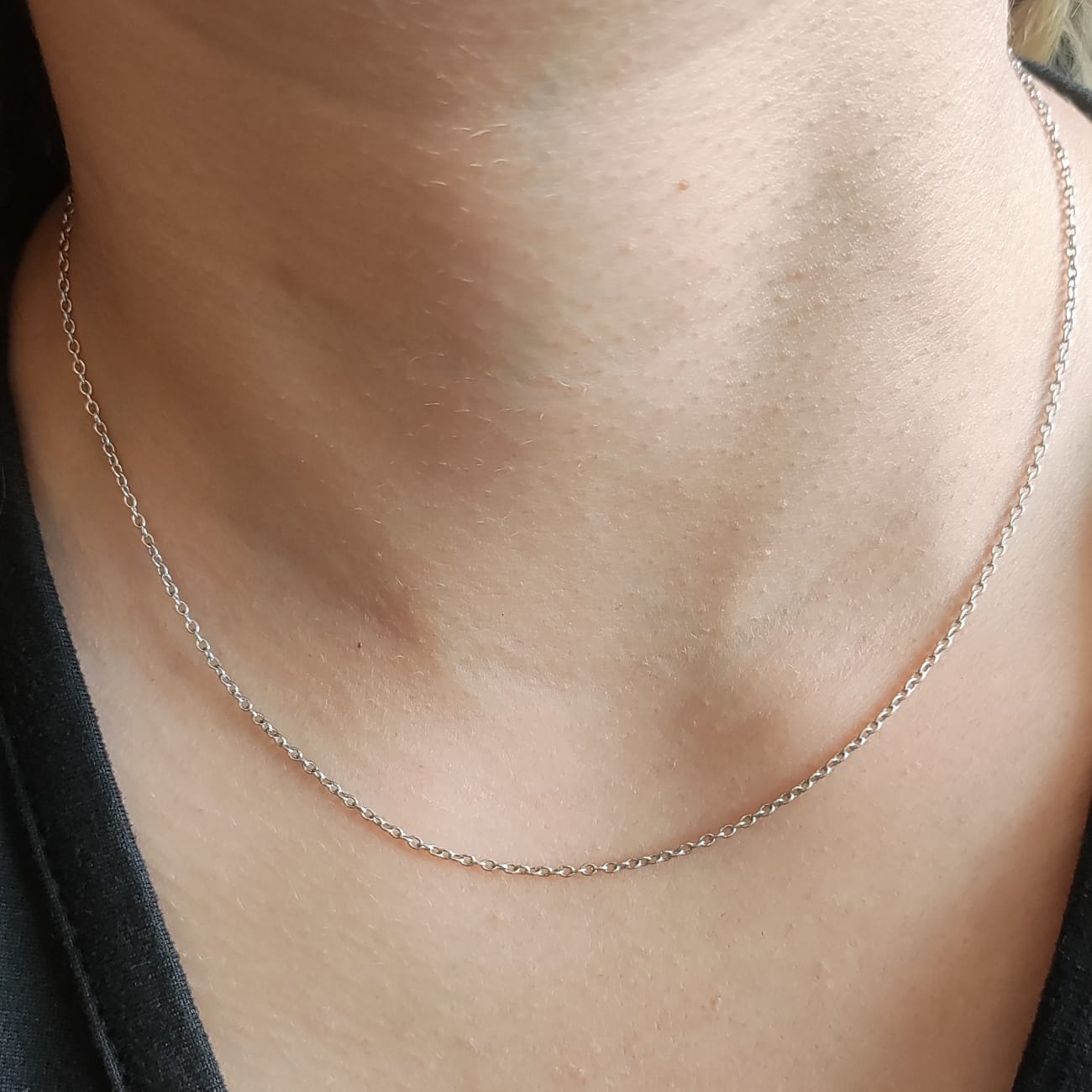 Collar Belchier Oro Blanco 18K