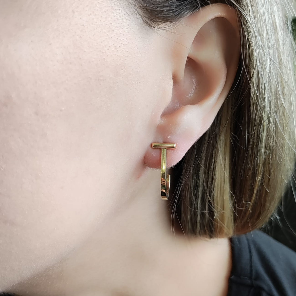 Aros T Oro Amarillo 18K