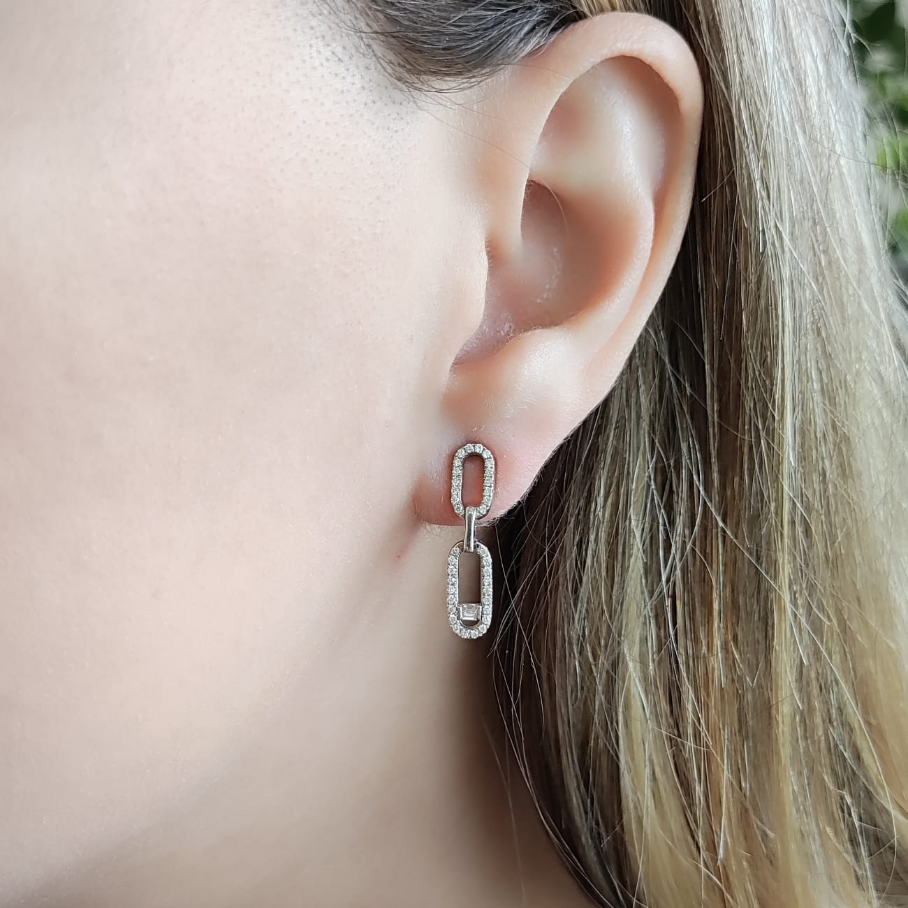 Aros Eslabones Baguette