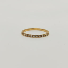 Cintillo Oro Amarillo 18K Brillantes