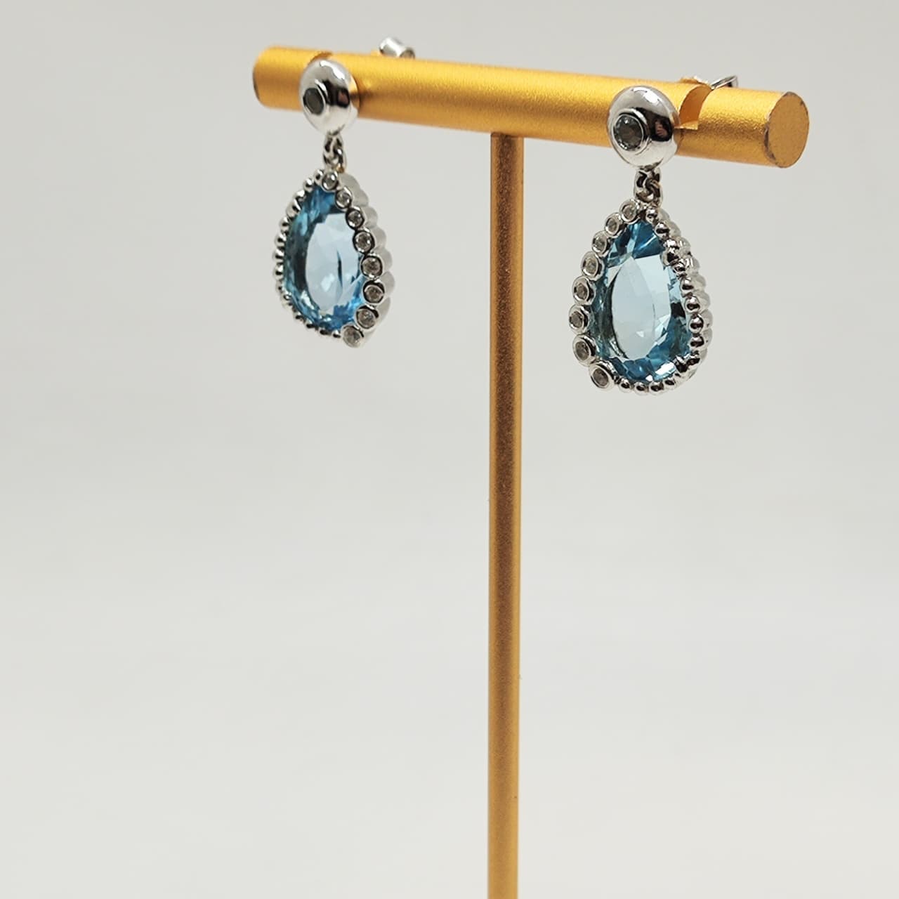 Aros Gota Topacio