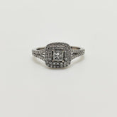 Anillo Princess Oro Blanco