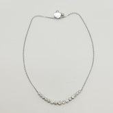 Pulsera Oro Blanco 18K Diamantes Degrade