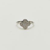 Anillo Trebol De Diamantes