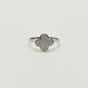Anillo Trebol De Diamantes