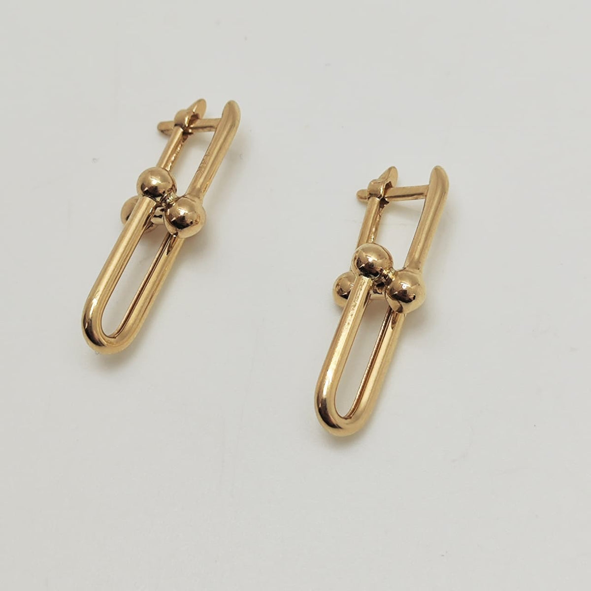 Aros Bolita Oro Amarillo