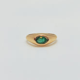 Pinky Ring Esmeralda Oval