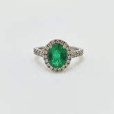 Anillo Gran Esmeralda Oval