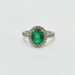 Anillo Gran Esmeralda Oval