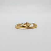 Argollas Bombé Oro Amarillo 2,9cm