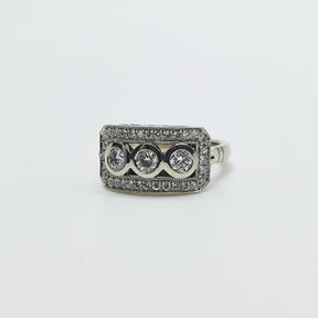 Anillo Placa Platino