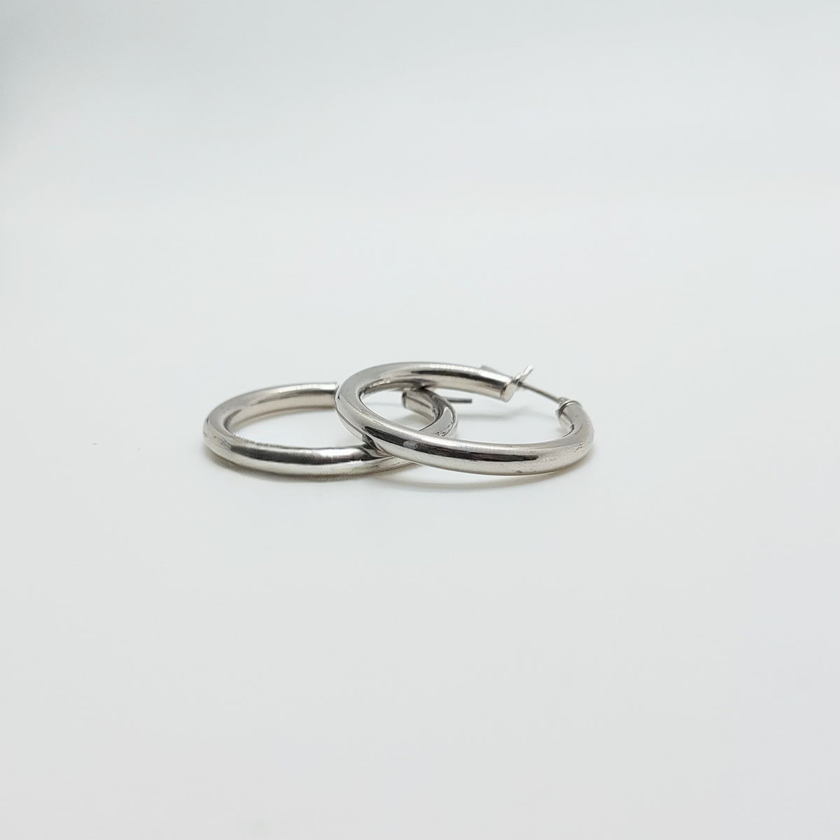 Argollas Oro Blanco 2,7cm