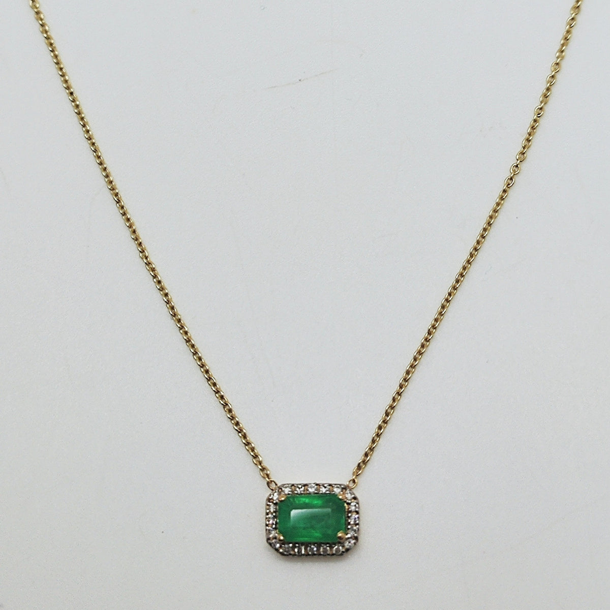 Collar Esmeralda Rectangular