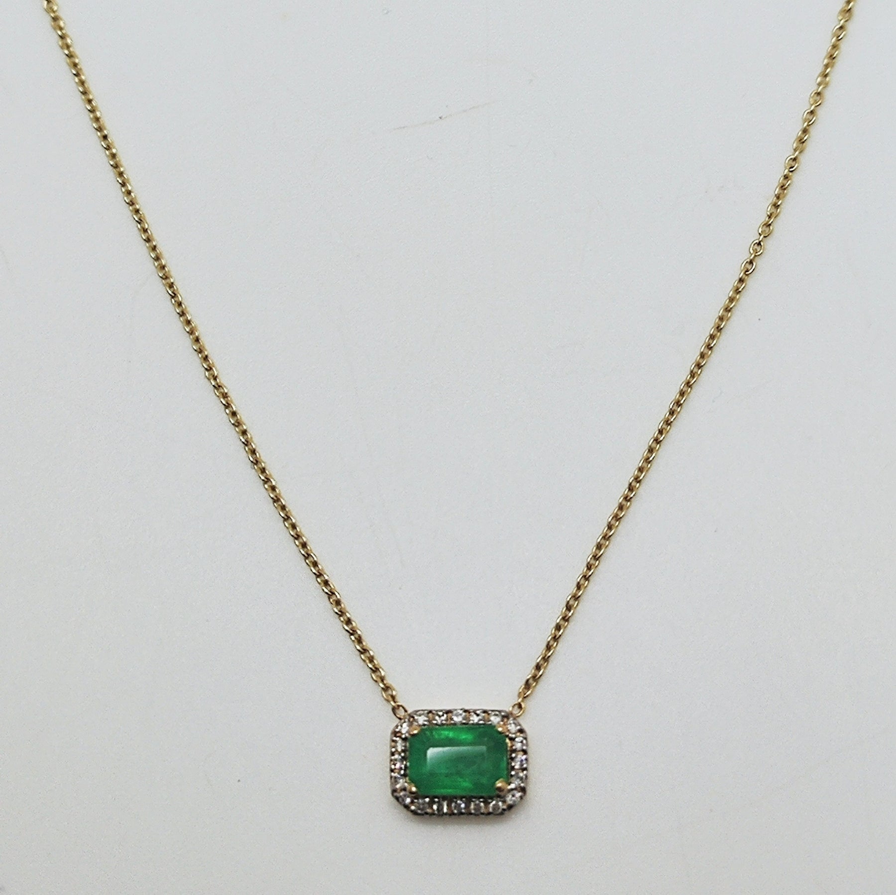 Collar Esmeralda Rectangular
