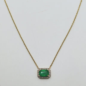 Collar Esmeralda Rectangular