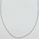 Collar Oro Blanco Eslabones