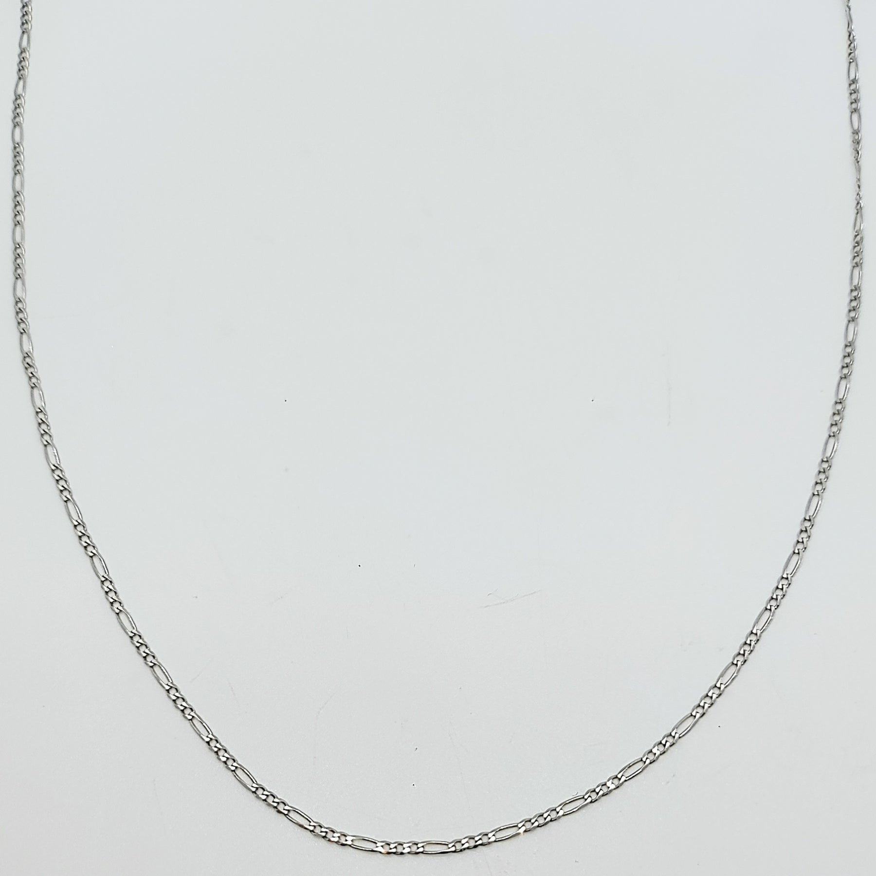 Collar Oro Blanco Eslabones