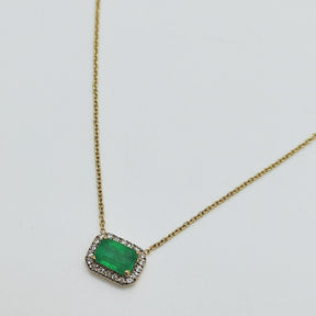 Collar Esmeralda Rectangular