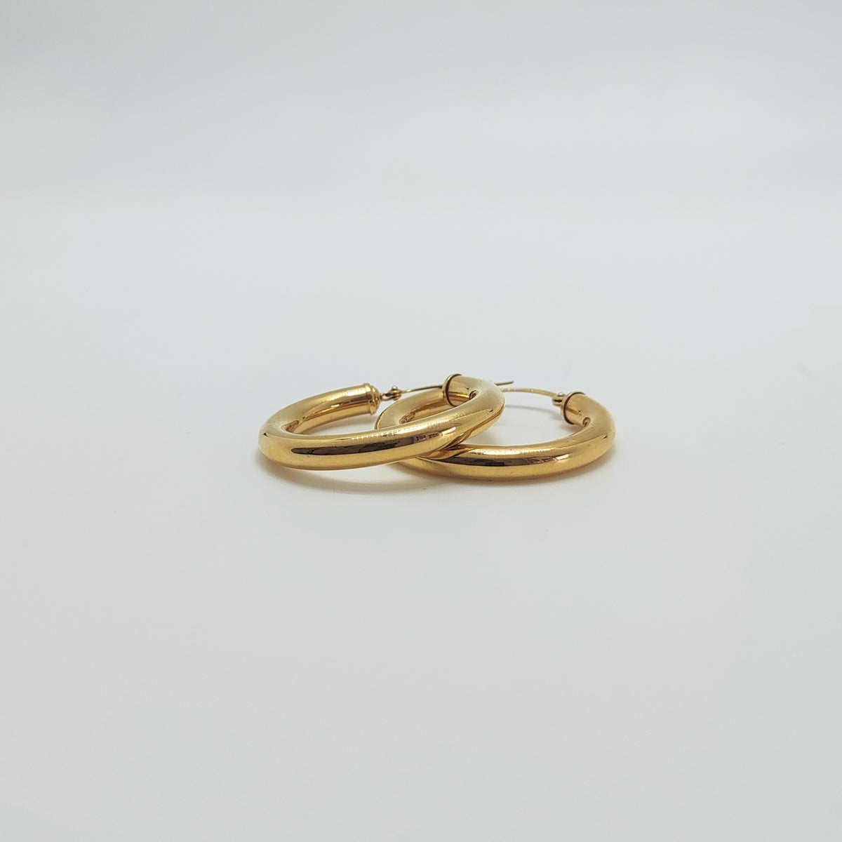 Argollas Bombé Oro Amarillo 2,9cm