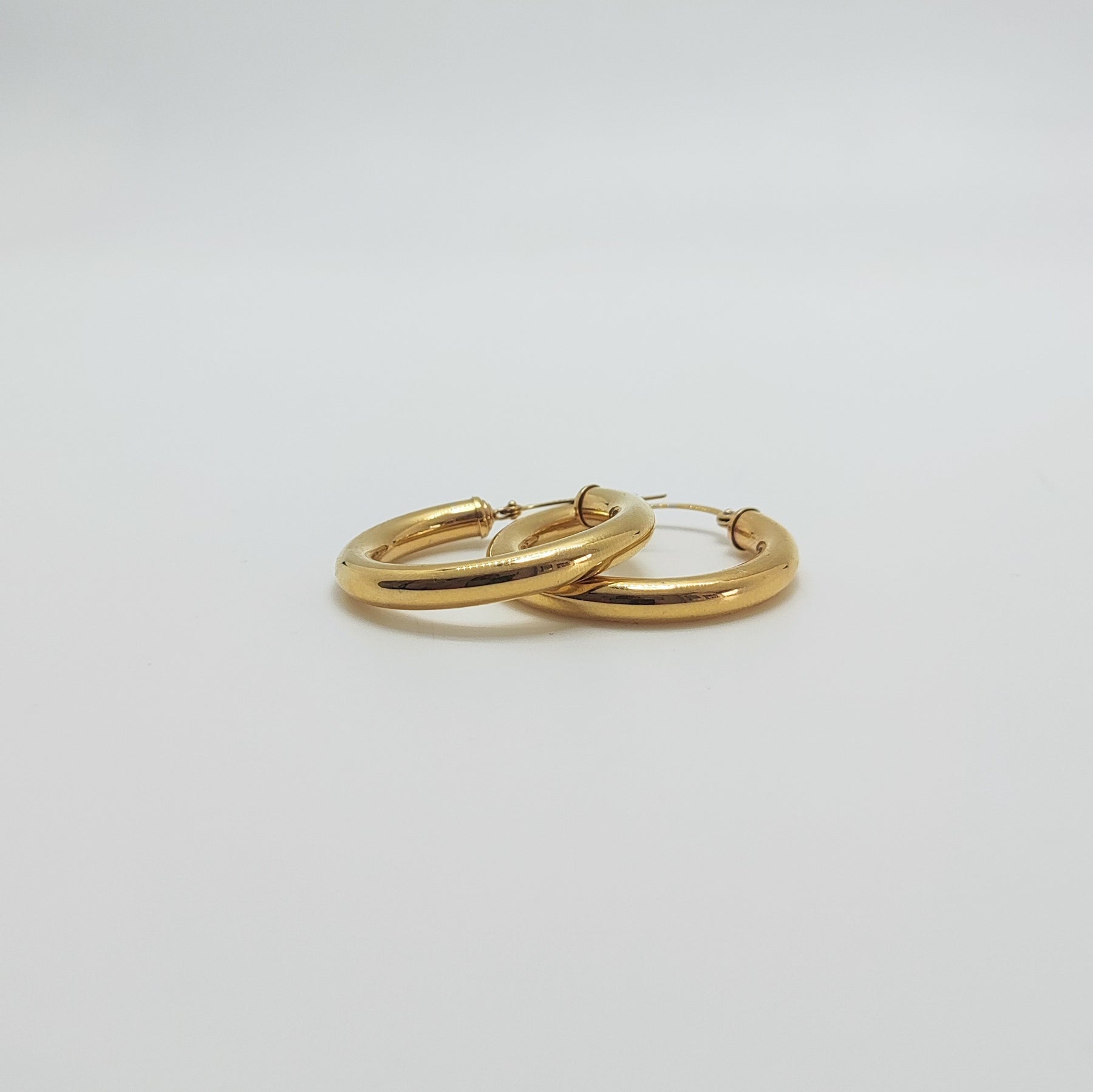 Argollas Bombé Oro Amarillo 2,9cm