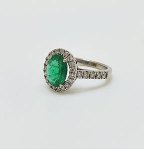 Anillo Gran Esmeralda Oval