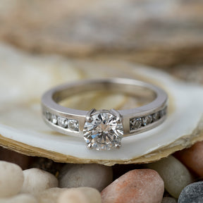 Anillo Solitario Riel