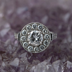 Anillo Halo Ruleteado